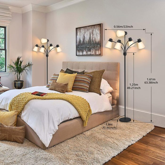 FOLKSMATE Medusa Multi Head Floor Lamp - Image 3